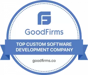 GoodFirms Top Custom Software Development Company Award