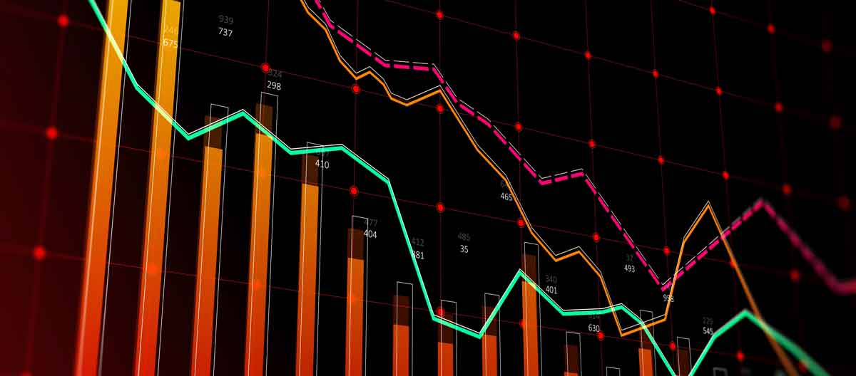 Downward trending data