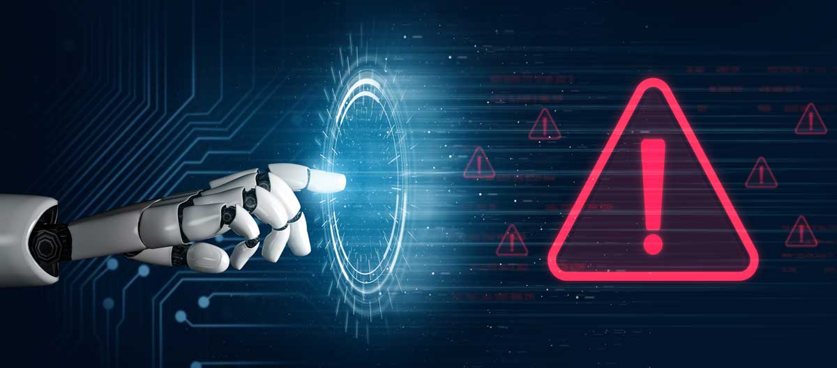 Data that has warning indicators