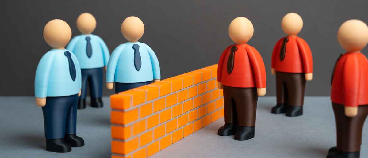 Disconnected departments and systems that can't work together