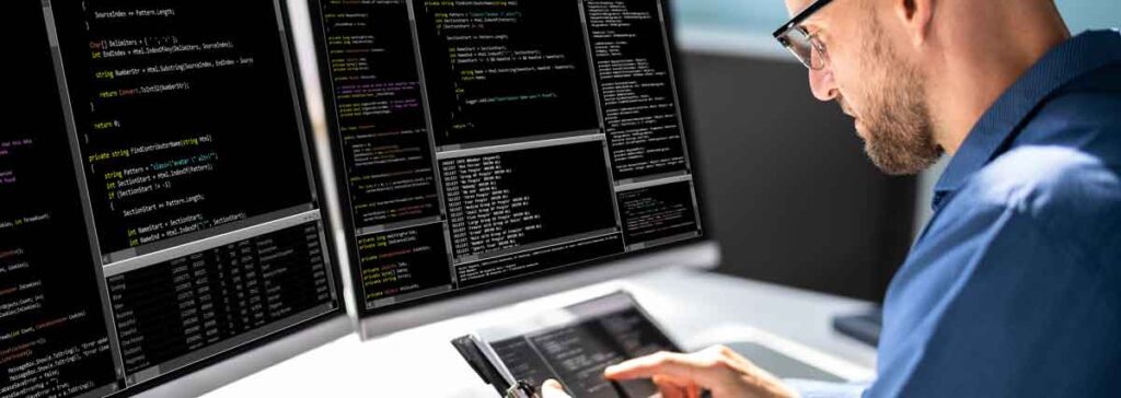 software engineer coding
