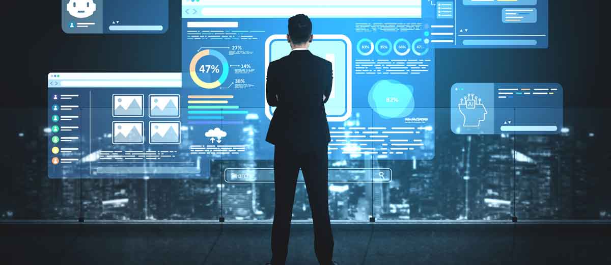 Business man architecting AI in enterprise