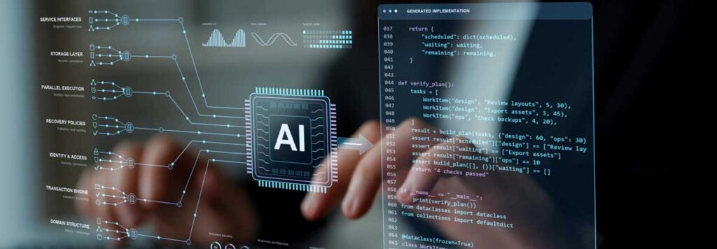 Software Engineer working on AI Implementation